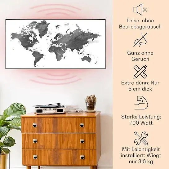 Інфрачервоний обігрівач Klarstein Air Art Smart (10037871) - фото 7