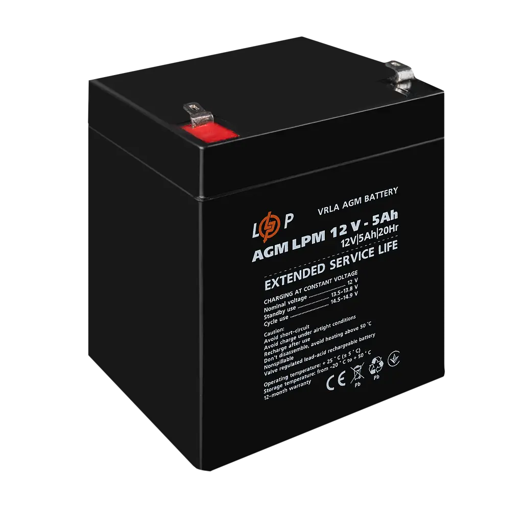 Аккумулятор AGM LPM 12V – 5 Ah - фото 4