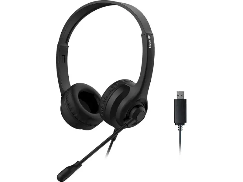 Навушники з мікрофоном A4Tech HU-8 Black