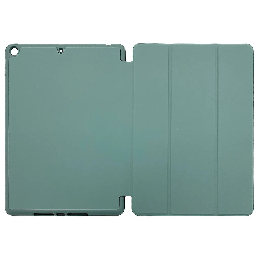 Чехол-книжка CDK для Apple iPad 10.2" 8gen 2020 экокожа/силикон Smart Case cлот cтилус (011189) green - фото 4