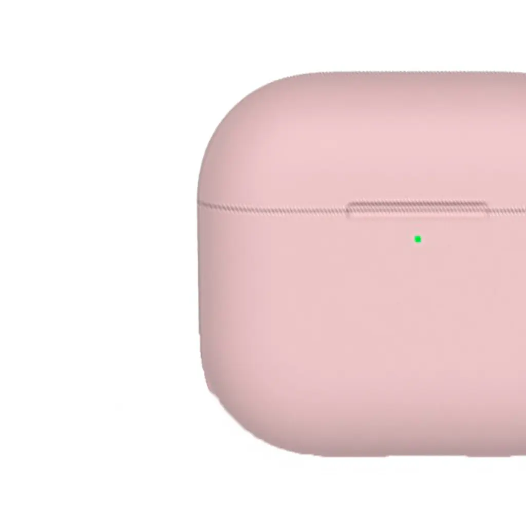 Чехол Blueo Liquid Silicone Case + Carbine для Apple AirPods 3 Pink [64694] - фото 2