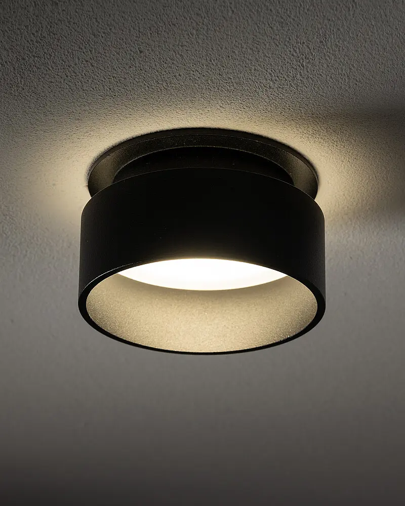 Точечный светильник врезной Nowodvorski 11348 Shine GU10 1x15W IP20 черный - фото 2