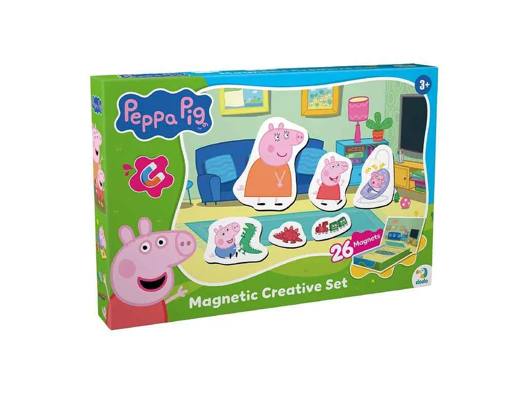 Гра магнітна DODO "Peppa Pig" з планшеткою 26ел.