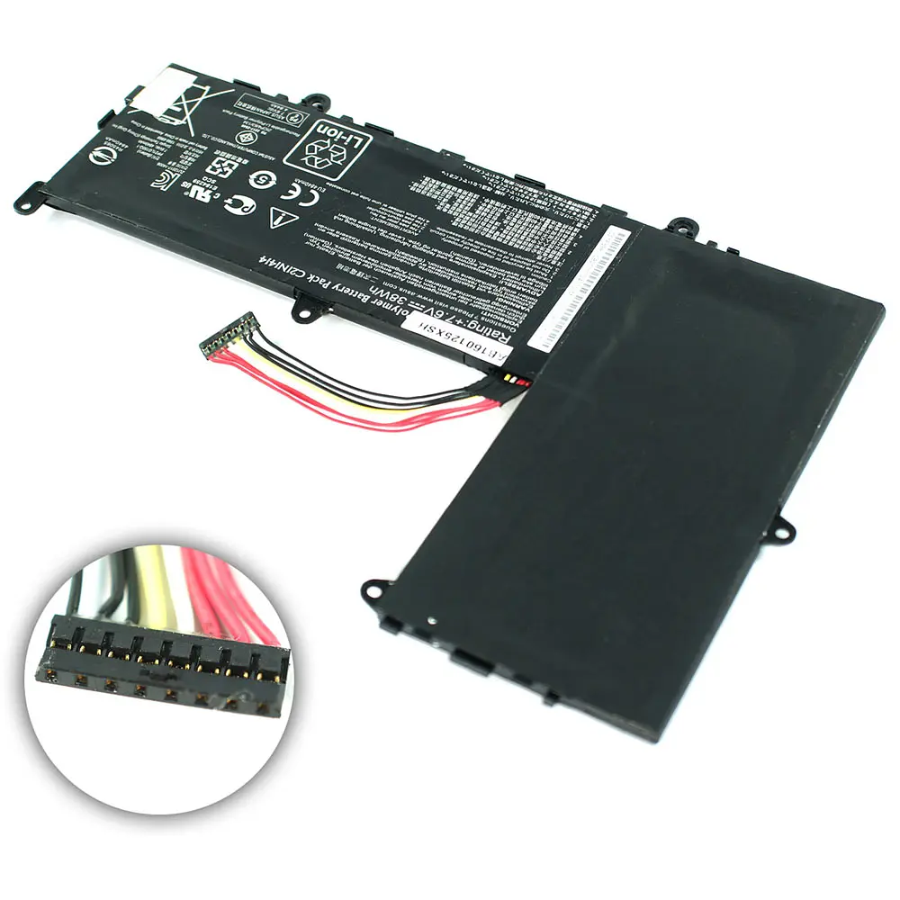 Акумулятор для ноутбука Asus C21N1414 (X205TA, F205TA series) 7.6V 4900 mAh 38Wh Black (0B200-01240000) - фото 2