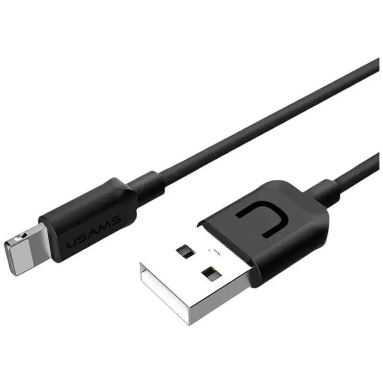 Кабель Usams US-SJ097 Lightning cable 1m Black