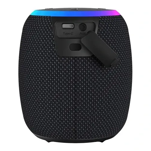 Портативна колонка Pixus Bar, Black, 15 Вт, Bluetooth 5.3 (TWS), Type-C, Hands Free, IPX6, час роботи до 15 год (4897058531701) - фото 5