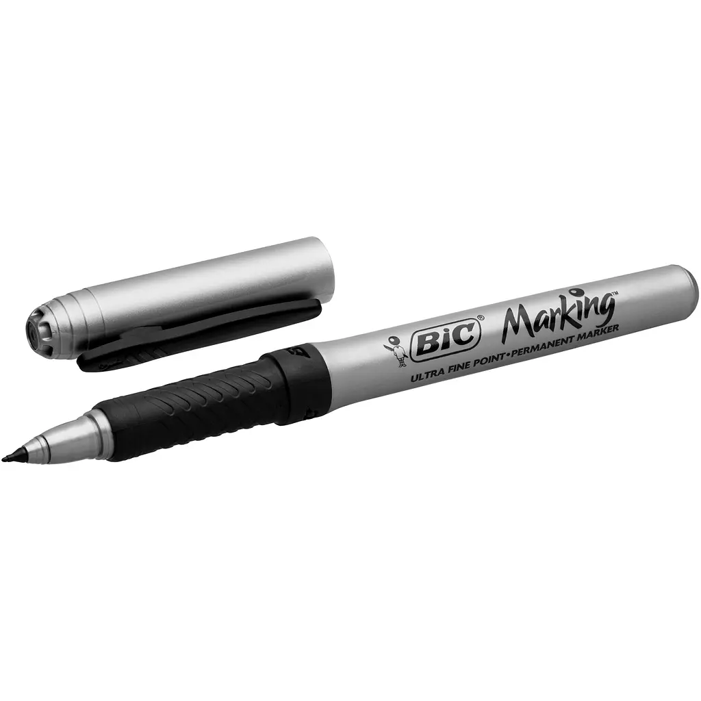 Маркер перманентный BIC CD-DVD 0.8 мм 12 шт. черные (8290801) - фото 4