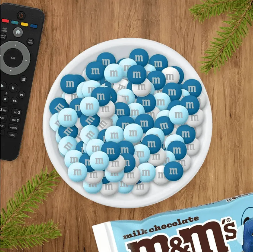 Драже M&M's Winter Blend Milk Chocolate Christmas Candy 283.5г - фото 7