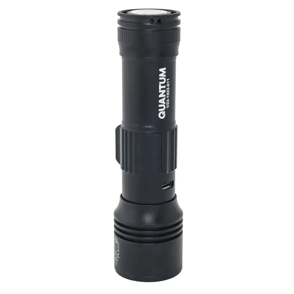 Ліхтар Quantum Adept 10W LED zoom +COB з USB+ Li-ion18650/2600mAh (QM-FL1031-18650/2600) - фото 8