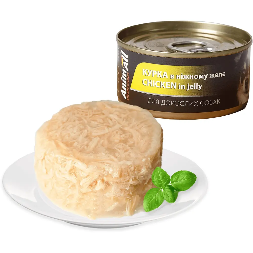 Влажный корм для собак AnimAll, курица в нежном желе, 85 г - фото 2