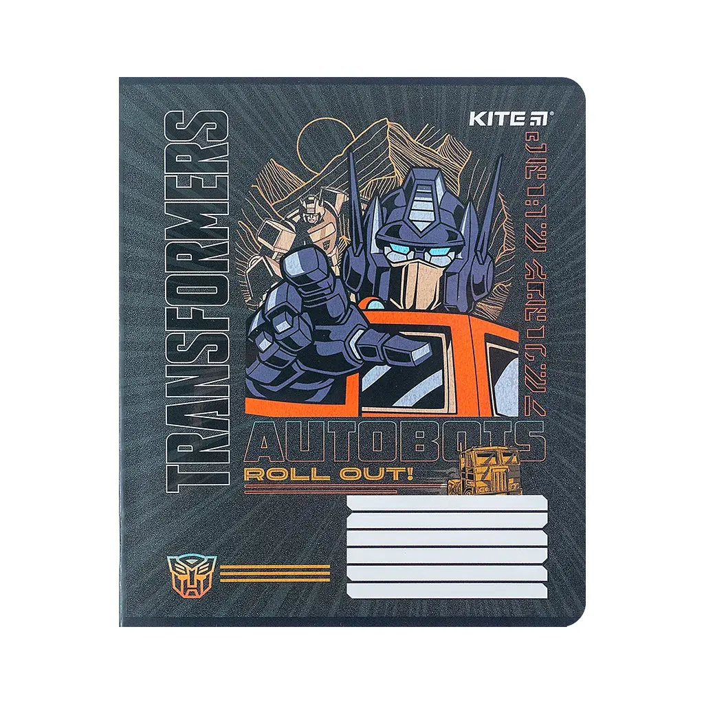 Зошит Kite Transformers 18 аркушів, клітинка (TF24-236) - фото 9