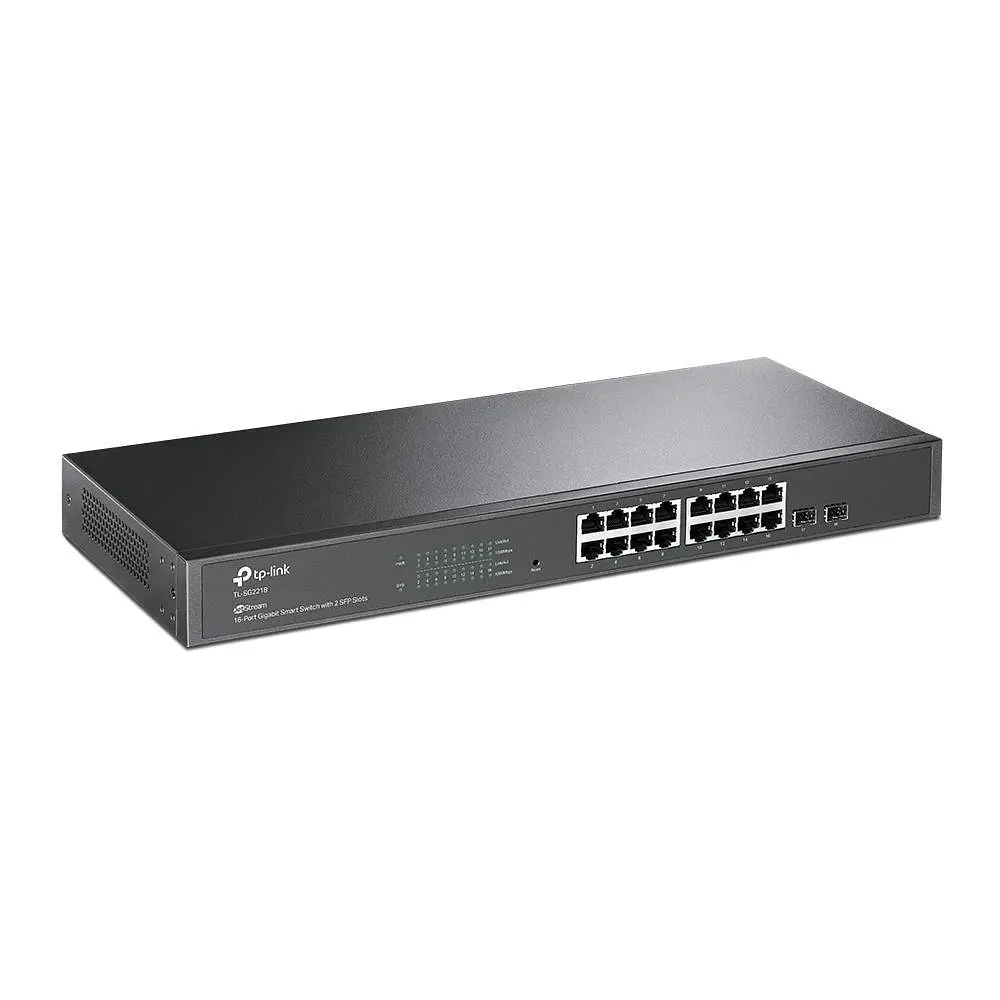 JetStream 16-портовий гігабітний Smart комутатор з 2 слотами SFP, SG2218 TP-LINK - фото 2