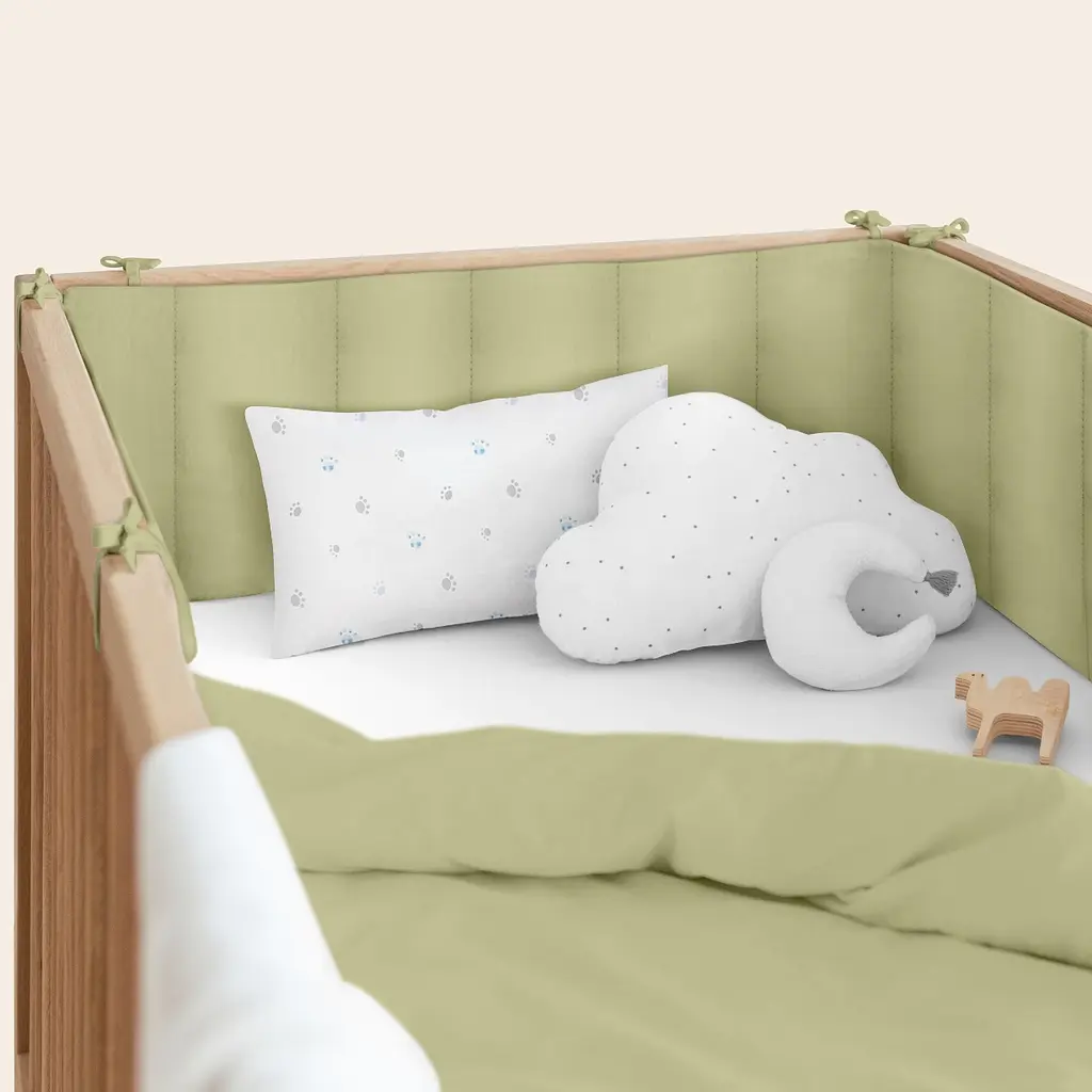 Бортики в дитяче ліжечко Cosas Olive 30 х 60 см (WeltBed_78Olive_30x60) - фото 2
