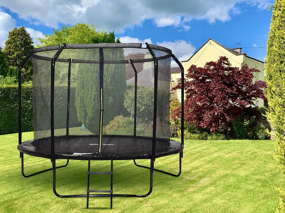 Батут садовий SkyFlyer Black 10 футів зі сходами 304 см (TR0034) - фото 14