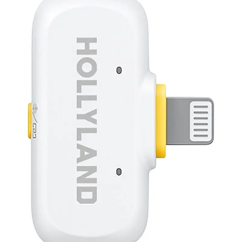 Мікрофонна радіосистема Hollyland LARK A1 Combo 2TX + RX/Lightning + RX/USB-C Ivory White [164070] - фото 6
