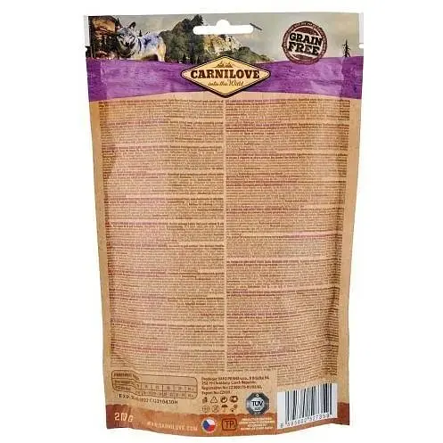 Ласощі для собак Carnilove Dog Semi Moist Перепілка та орегано 200 г - фото 3