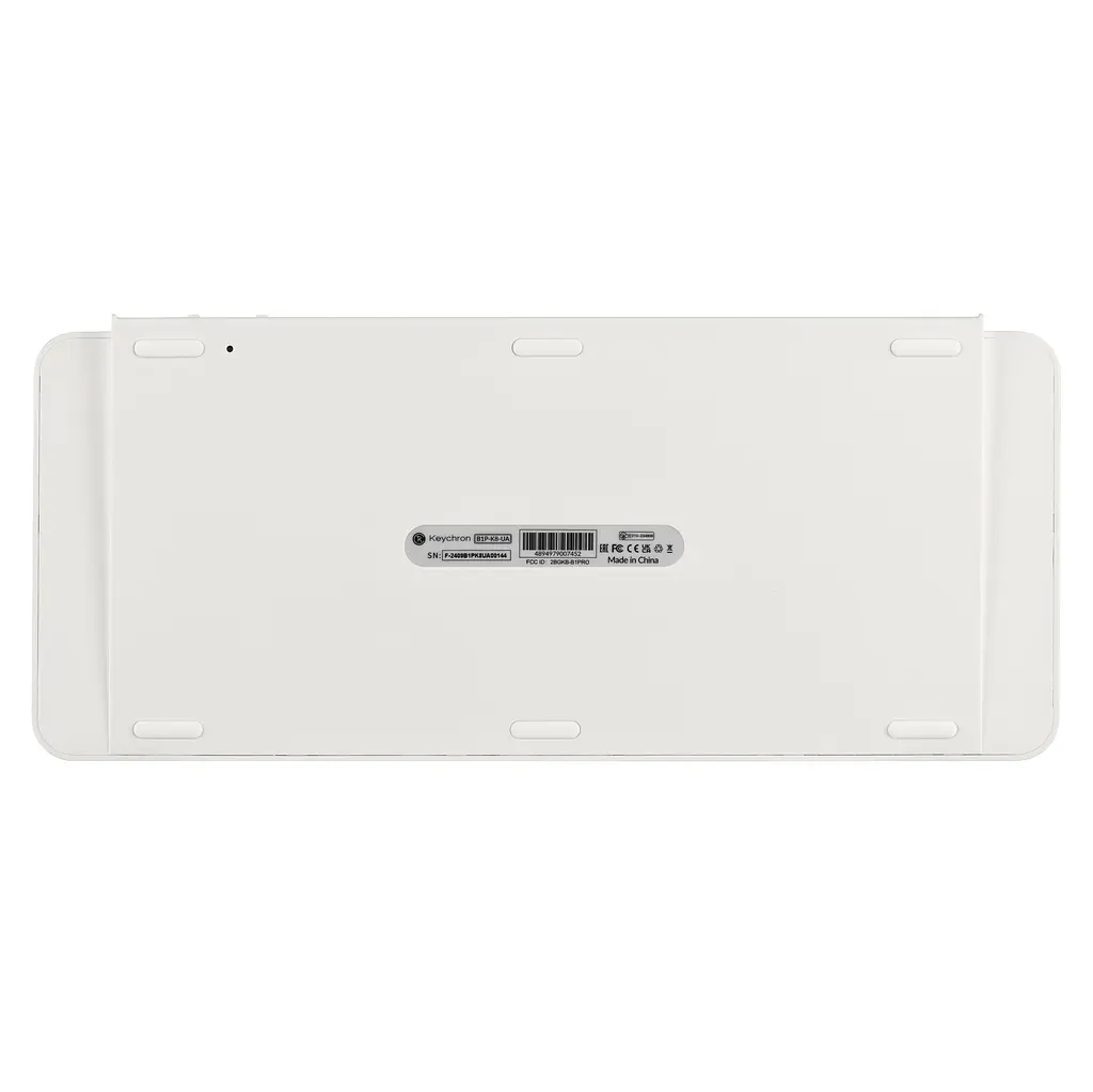 Клавіатура мембрана B1 Pro, USB/WL/BT, ivory white Keychron teh0013833 - фото 4
