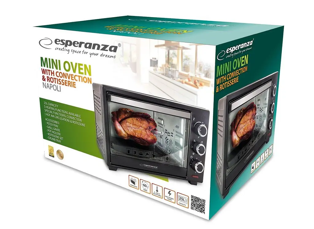 Електродуховка Esperanza EKO006 Napoli 25 л - фото 6