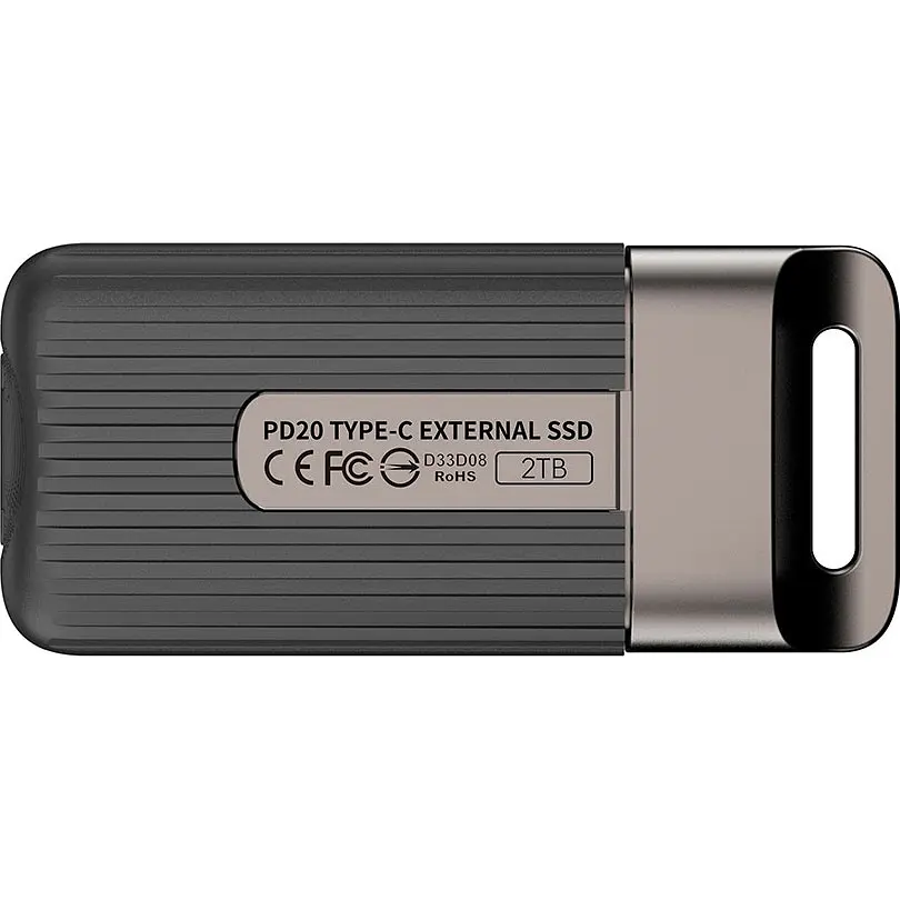 Зовнішній SSD накопичувач Team PD20 Mini 2 TB [TPSEG5002T0C102] [118234] - фото 2