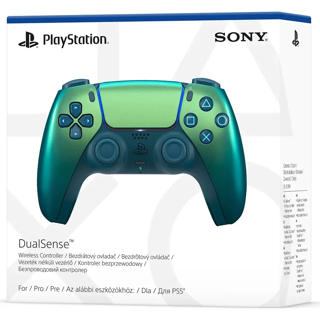 Геймпад Sony Playstation DualSense Bluetooth PS5 Chrome Teal (1000050603) - фото 5