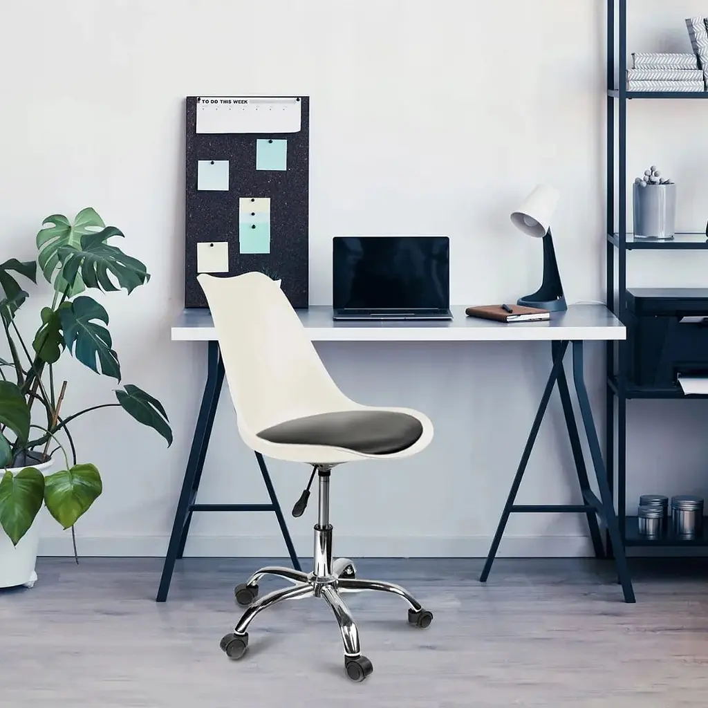 Офісне крісло Jumi Iger біло-чорний - фото 8