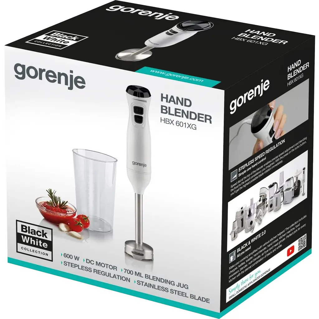 Блендер Gorenje HBX601XG (HB5023Z-GS) - фото 6