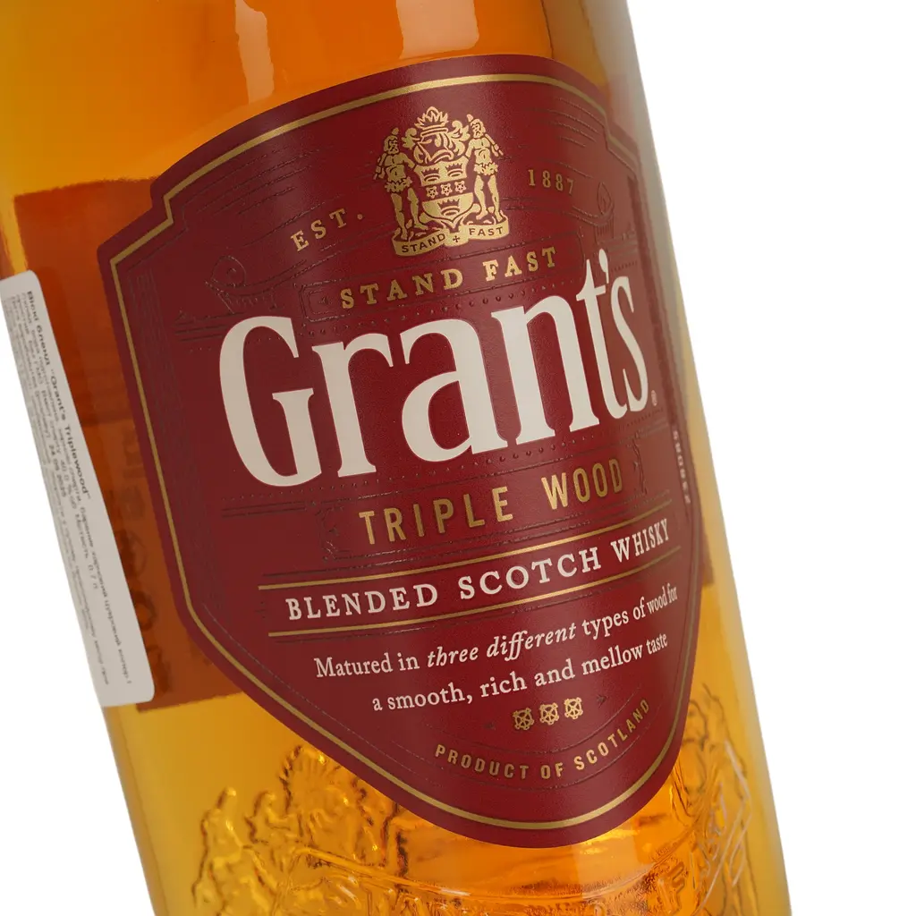 Віскі Grant's Triple Wood, + 2 склянки, 40%, 0,7 л - фото 8