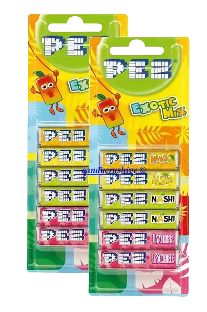 Драже PEZ Candy Exotic Mix 6шт 51г - фото 3