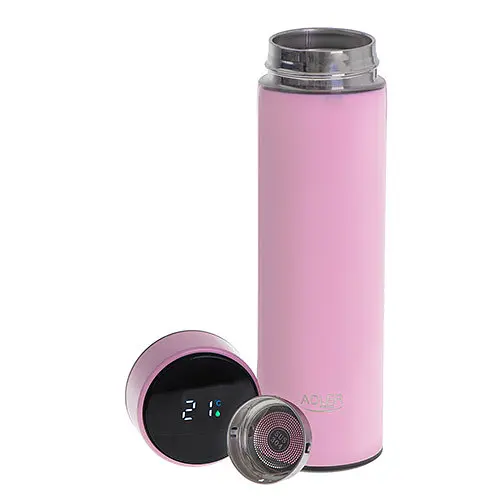 Термос Adler AD 4506 pink LED 473 мл - фото 5