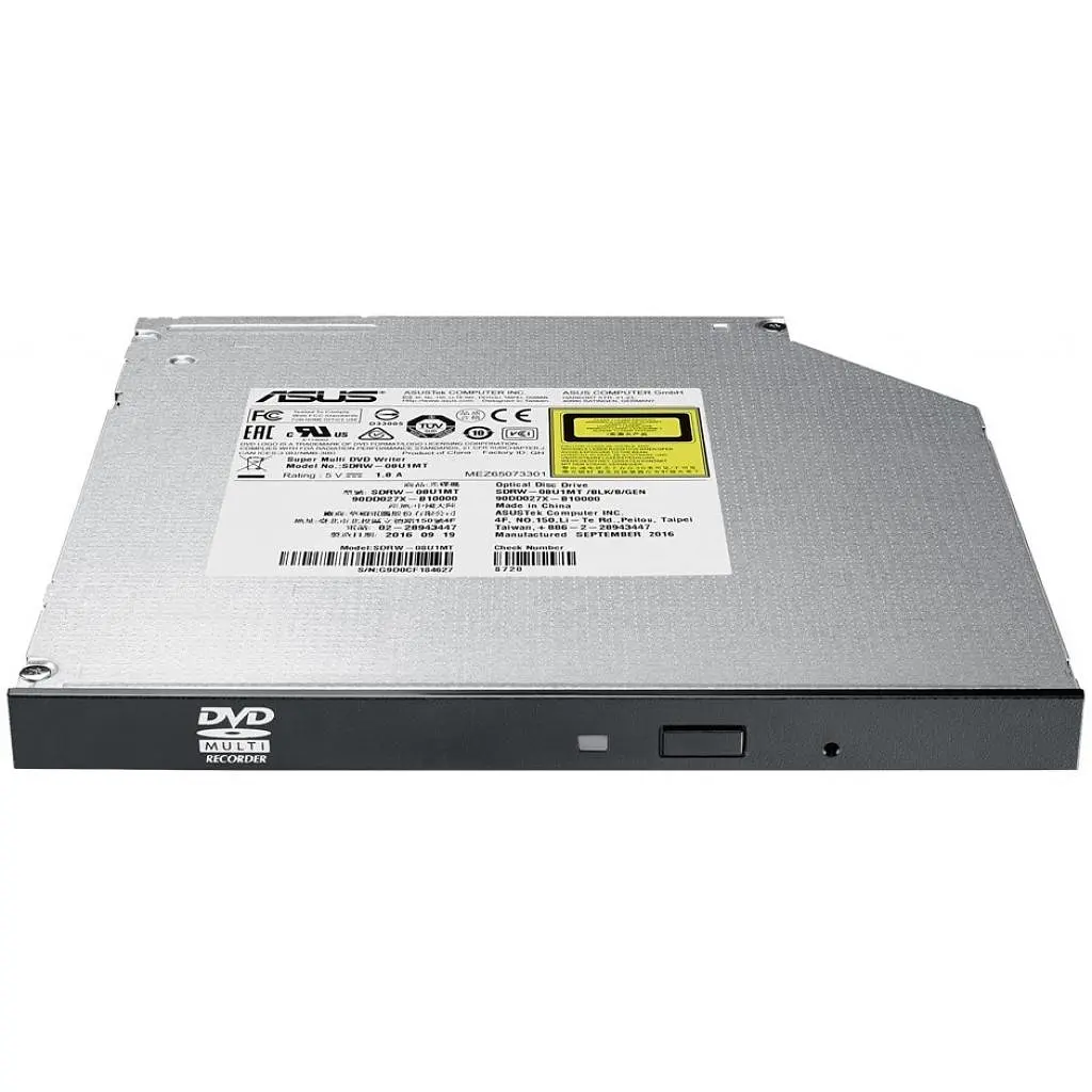 Оптичний привід DVD-RW ASUS SDRW-08U1MT/BLK/B/GEN (90DD027X-B10000) - фото 2