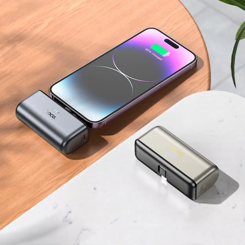 УМБ Hoco Ingenious PD (lightning) pocket power bank Q31 5000mAh | 1Type-C, 20W/3A | - фото 2