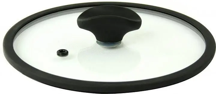 Кришка скляна з силіконовим обідком TVS 20 см (9465120003D401) - фото 2