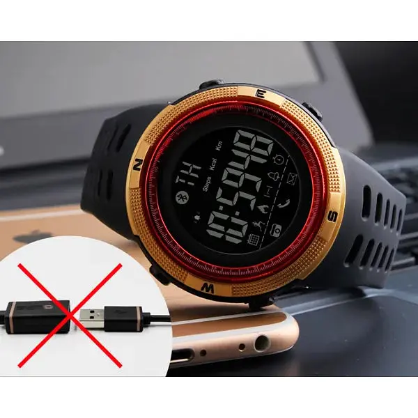 Смарт-годинник чоловічий Skmei Clever 1250 Black (1414) - фото 9