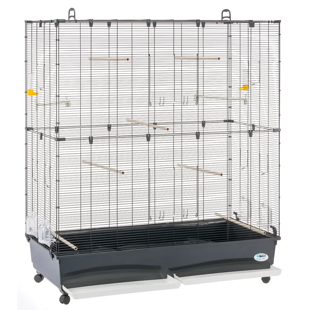 Клітка для птахів Ferplast Planeta Large чорна 111x59x135 см 52066917