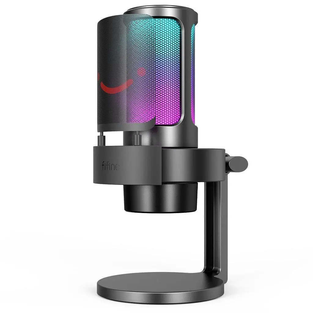 Мікрофон Fifine A8 RGB Black (A8) - фото 4