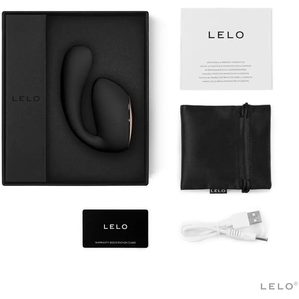 Смарт-вібратор Lelo Ida Wave Black вагінально-кліторальна технологія WaveMotion 2 мотора - фото 6