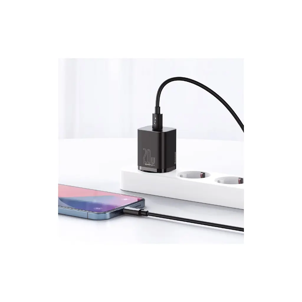 Зарядний пристрій Baseus 1 Type-C 20W (CCSUP-B01) - фото 8