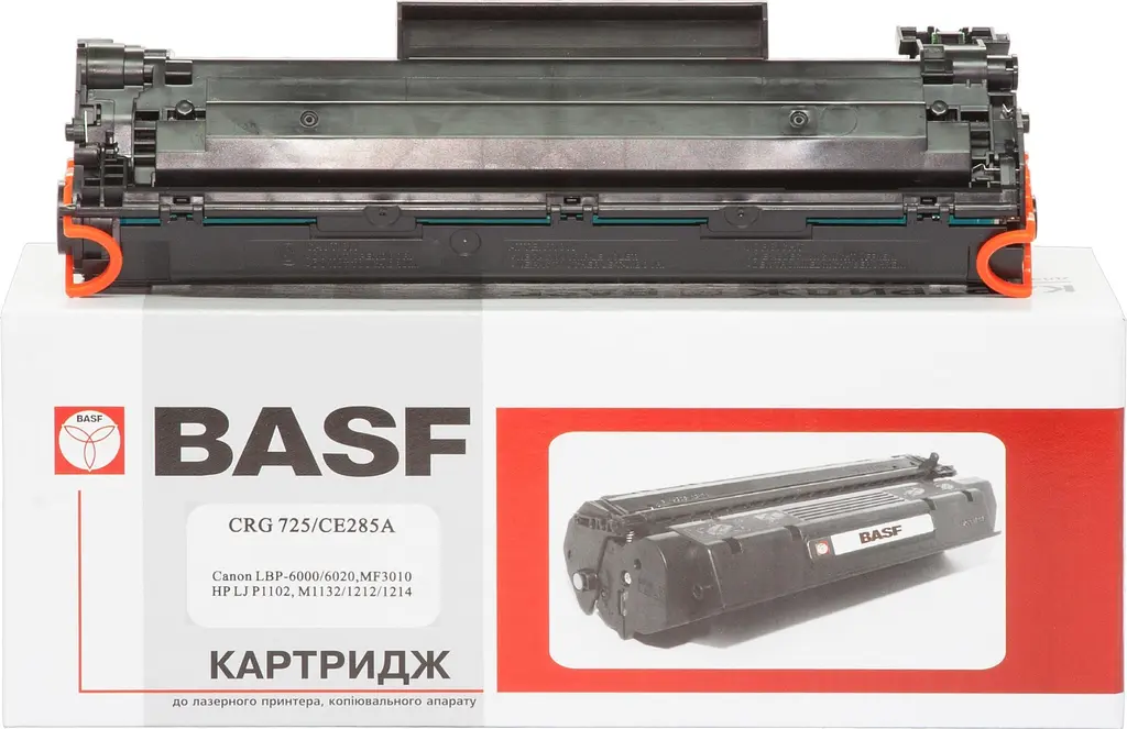 Картридж тон. BASF для HP LJ P1102/M1132/M1212, Canon 725 аналог CE285A Black ( 1600 ст.) (BASF-KT-CE285A)