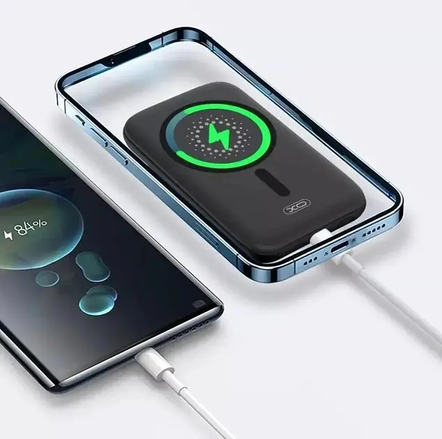 Магсейф аккумулятор беспроводной XO PR153 PD20W Magnetic wireless 15W Type-C 5000mAh - фото 3