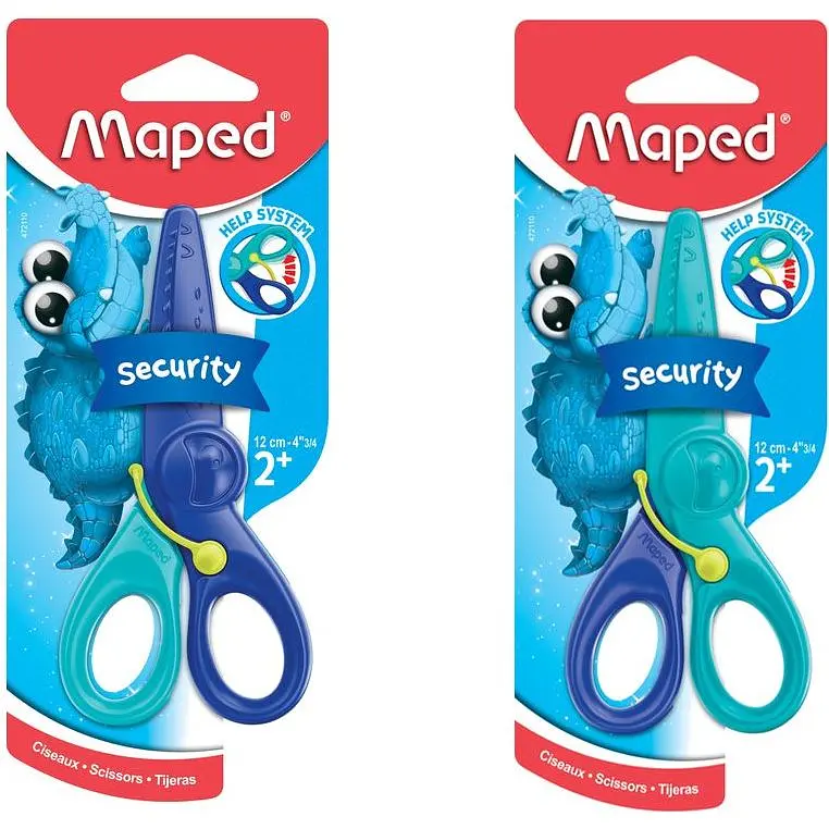 Ножиці дитячі Maped KidiPulse блістер 12 см синьо-блакитний (MP.472110) - фото 2
