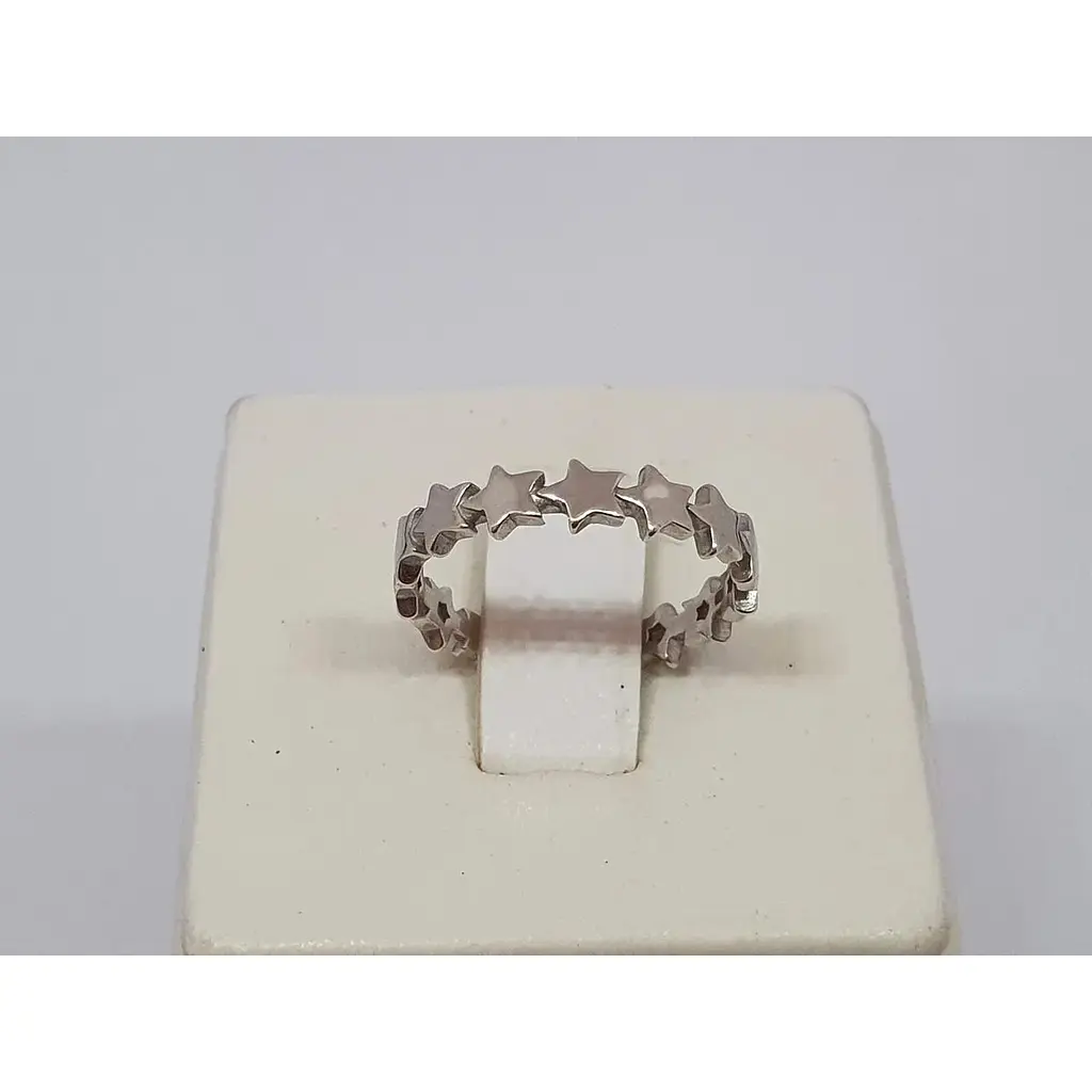 Срібний перстень Aurora Зірки. 81698 16,5 - фото 3