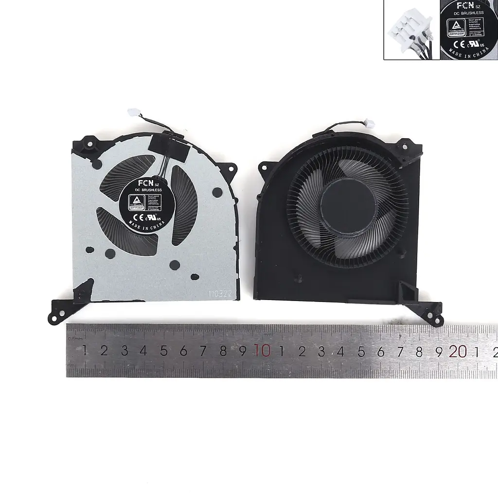 Вентилятор 12V GPU для Lenovo Legion 7 16IAX7 Type 82TD, (FPRW DFSCL12E16486J) - фото 3