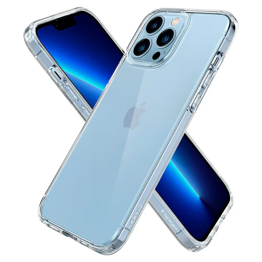 Чохол прозорий протиударний Spigen Ultra Hybrid Crystal ACS03261 для iPhone 13 Pro (6.1") Crystal Clear - фото 2