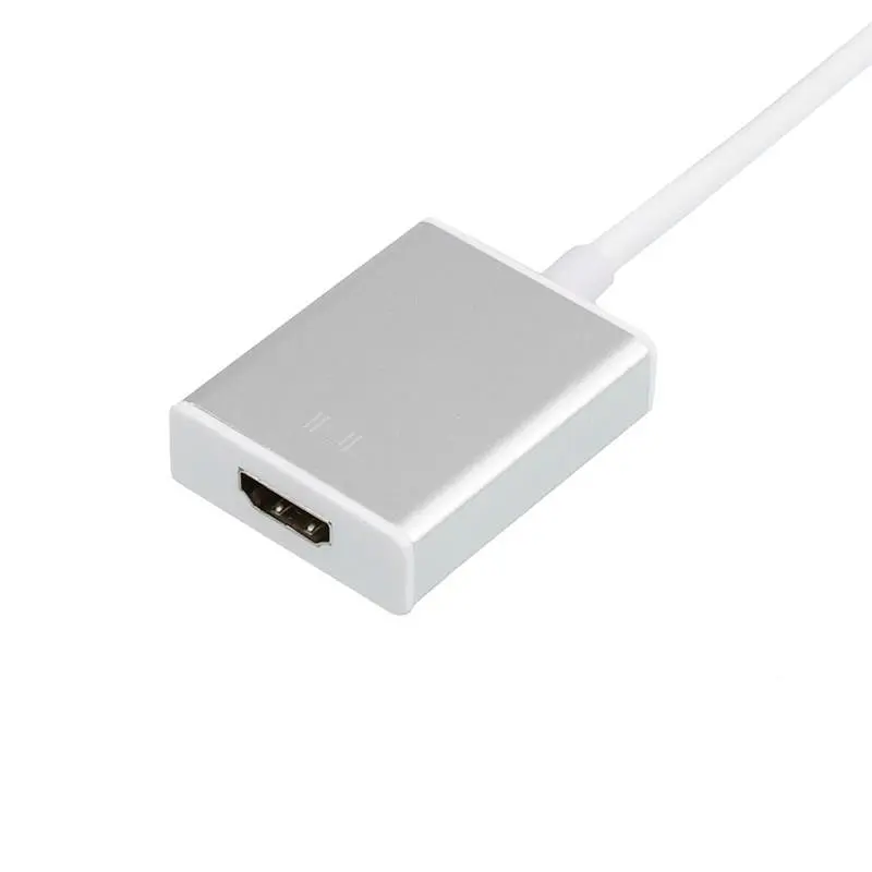Кабель Atcom HDMI - USB Type-C (F/M), 0.1 м, Білий (13888) - фото 2