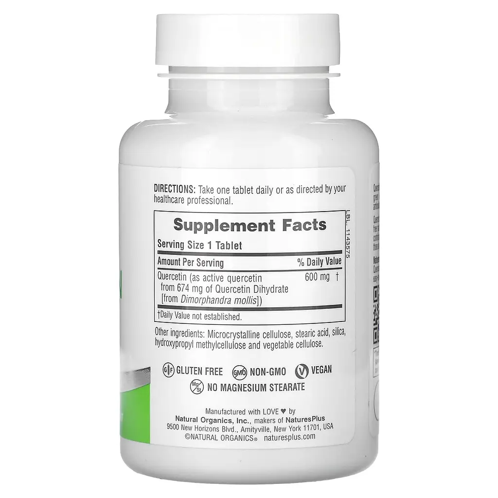 Кверцетин NaturesPlus Pro Quercetin 600 мг 60 таблеток - фото 2