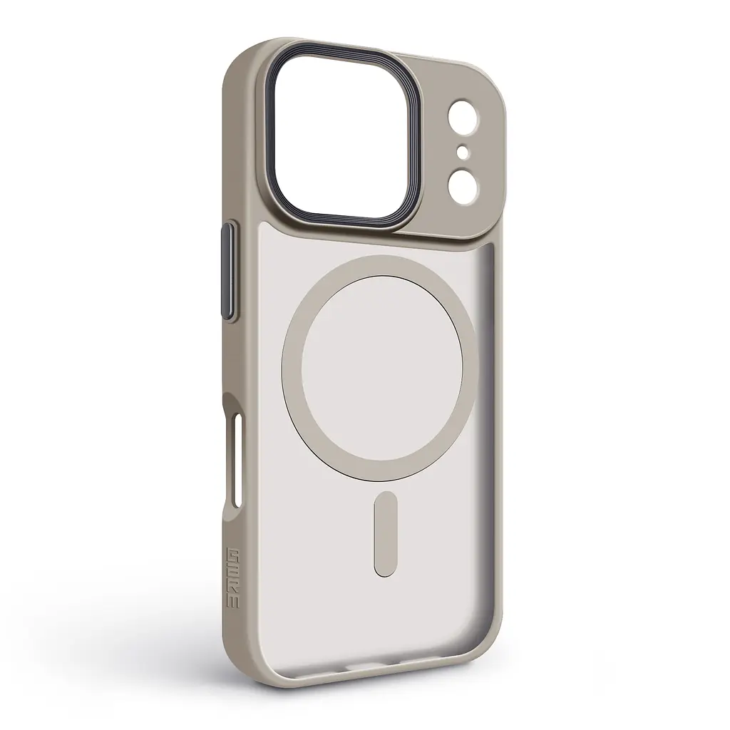 Чехол для Apple iPhone 17 Pro, Uniq MagCase, серый, противоударный, панель-накладка с магсейф, ударопрочный TPU+PC, с магнитом MagSafe, поддержка полноценной беспроводной зарядки, ArmorStandart (ARM86270) - фото 2