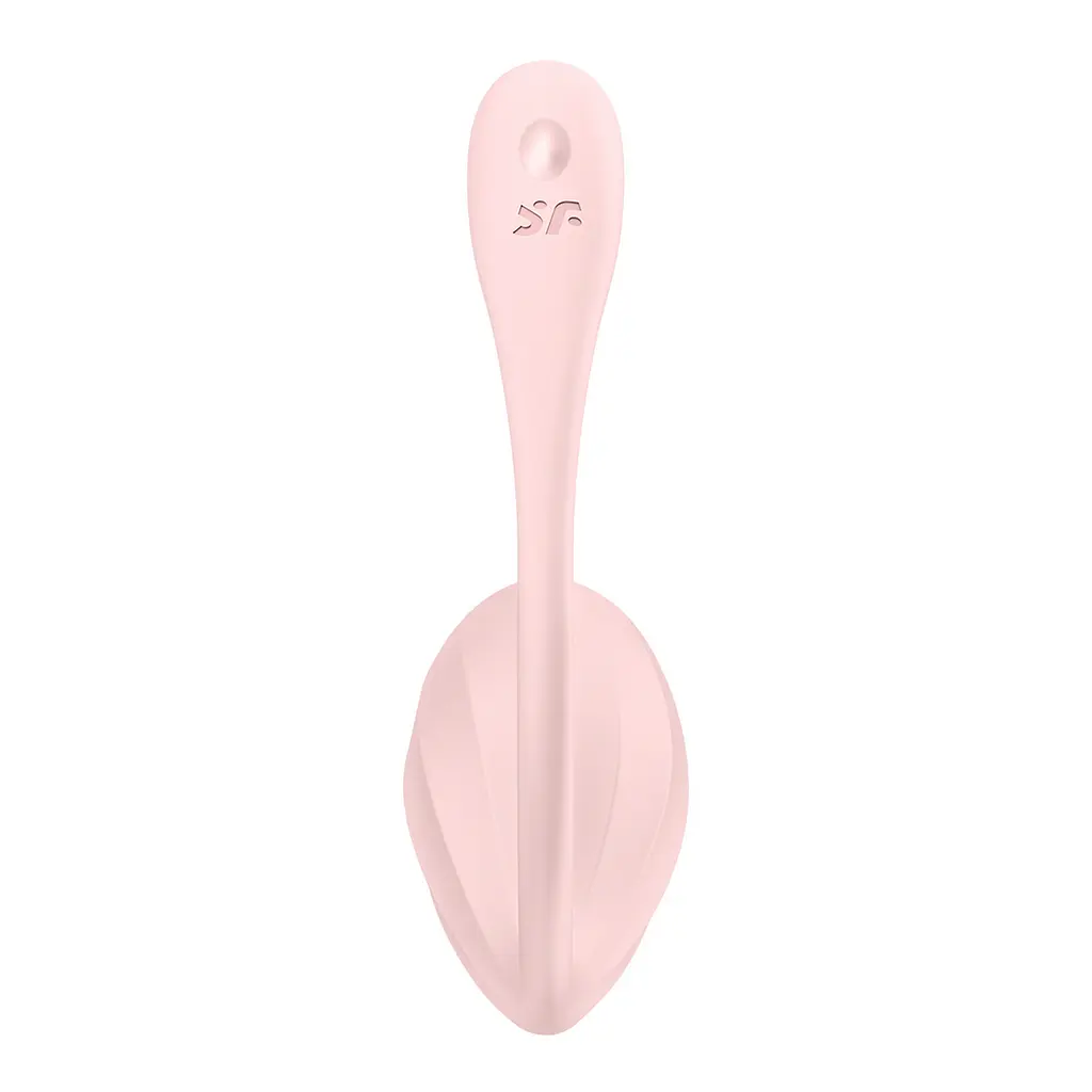 Віброяйце Satisfyer Ribbed Petal 23 см рожевий - фото 4