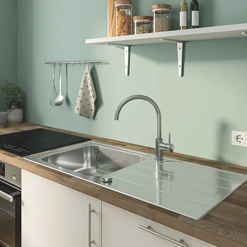 Змішувач для кухні Grohe QuickFix Start Classic 31553001, Хром - фото 6