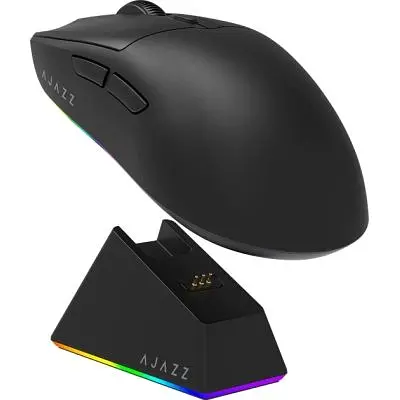 Комп'ютерна мишка Ajazz AJ139 V2 MC Wireless/Bluetooth/USB Black (AJ139-V2-MC-B) - фото 2