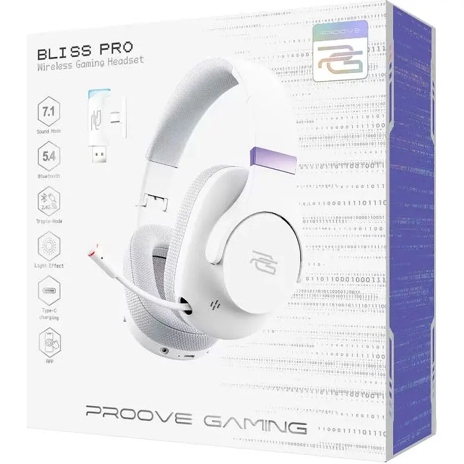Игровые наушники Proove Gaming Bliss Pro White (GHBLPPP10002) [145850] - фото 6
